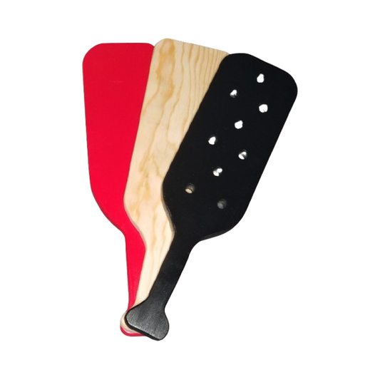 Spanking Paddle With Impact Holes, Wood Spanking Paddles with Holes