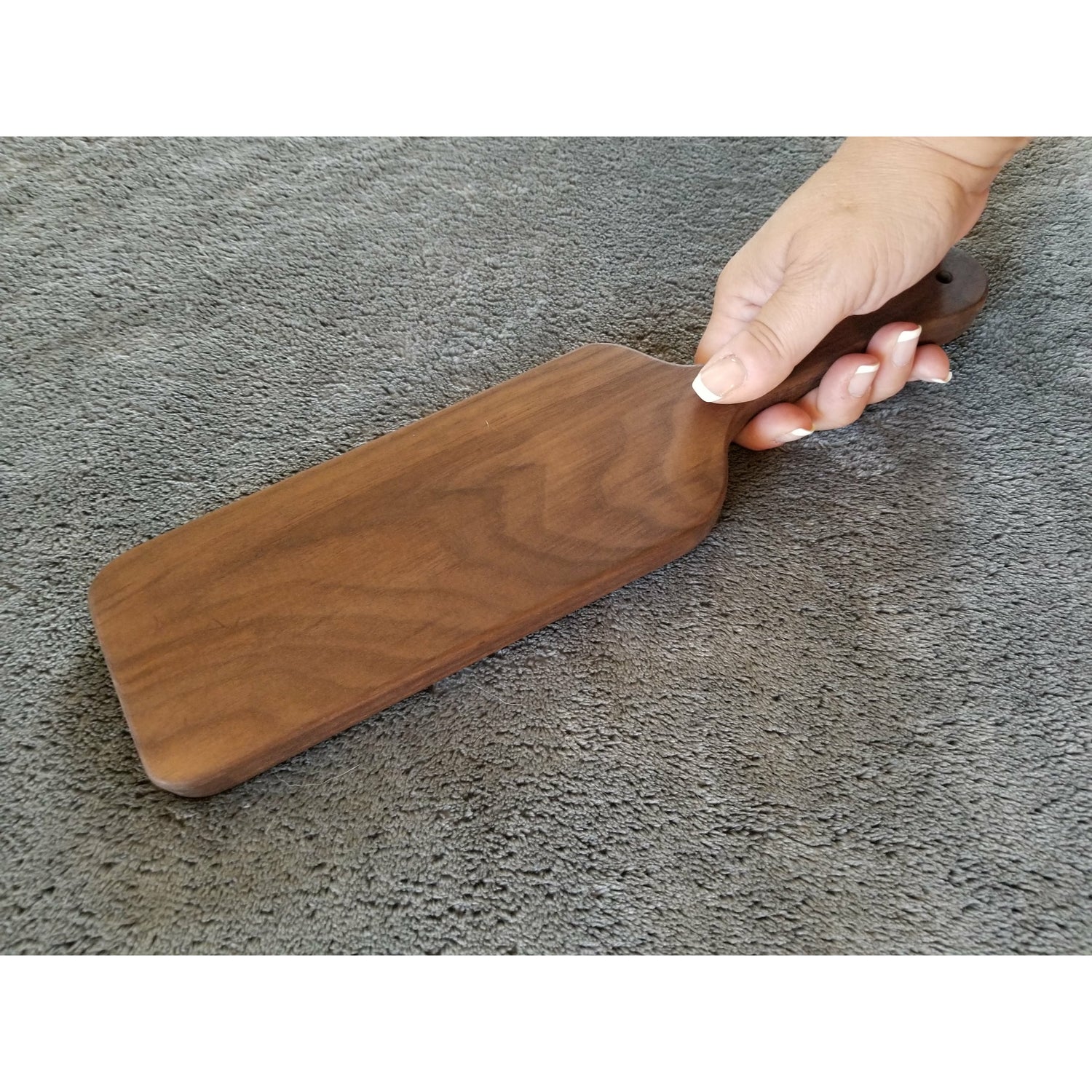 Spanking Paddle Solid no Holes, Wood Solid Spanking Paddle without