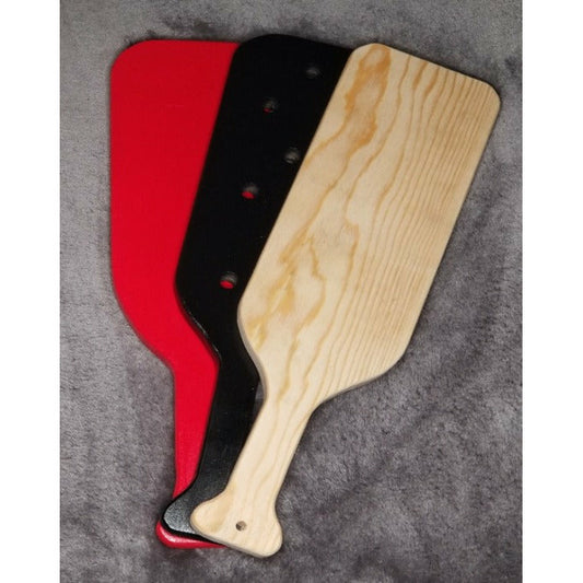 Wood Solid Spanking Paddle without Holes